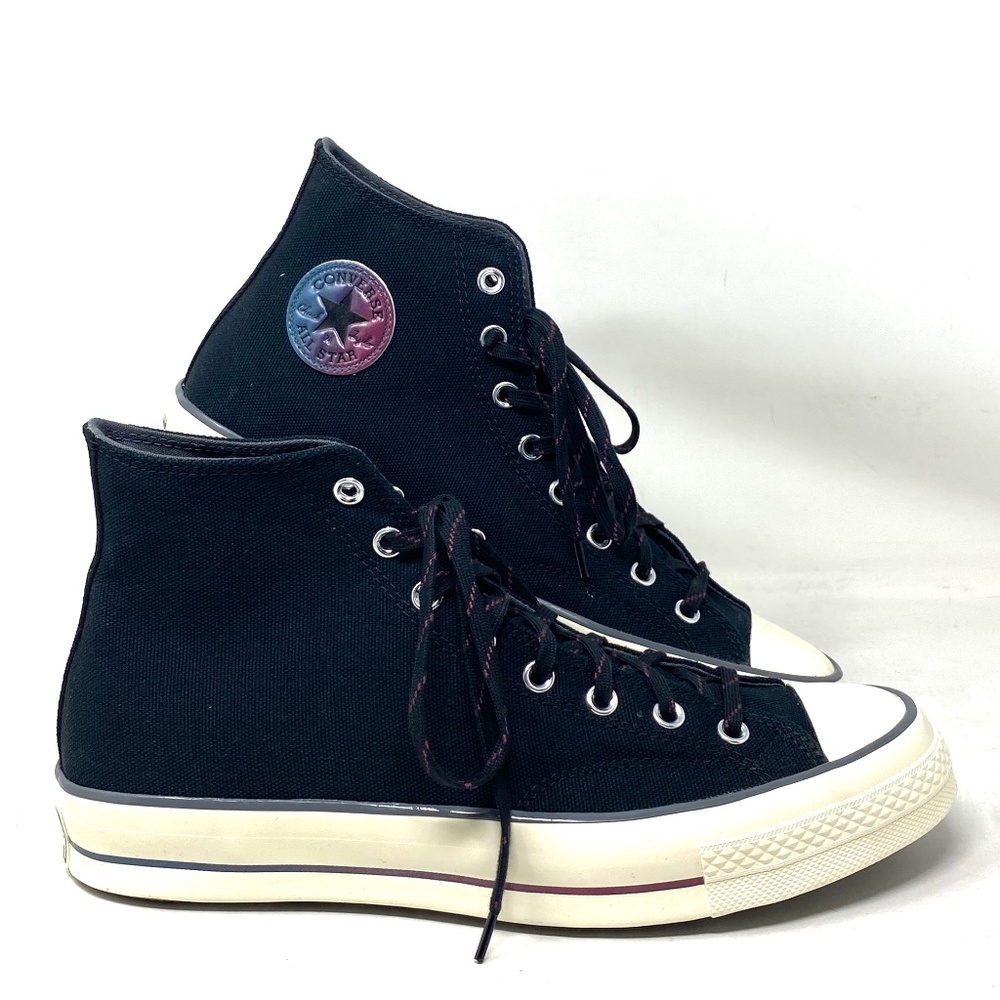 Converse Chuck 70 High Women's Casual Shoes Black Gray Canvas Sneakers A02758C - Picture 1 of 9